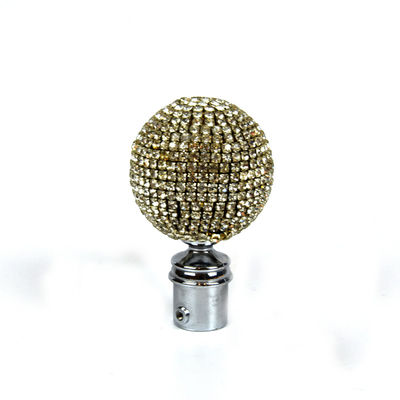 Cortina Rod Accessories Crystal Glass Finials para la cortina Roces