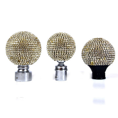 Cortina Rod Accessories Crystal Glass Finials para la cortina Roces