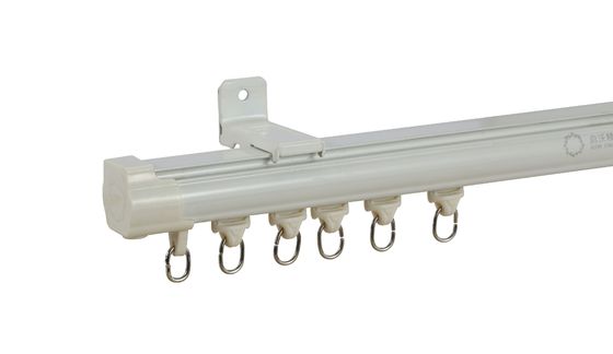 Carriles de cortina de Rod Price White Color Aluminum de la cortina para las cortinas