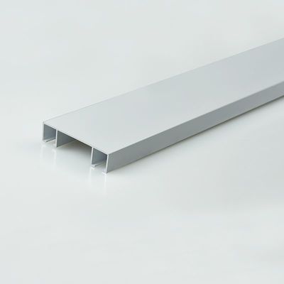 Carril de cortina doble material de aluminio de 2 pistas del soporte de la pared del techo con la vía Gli de la cortina