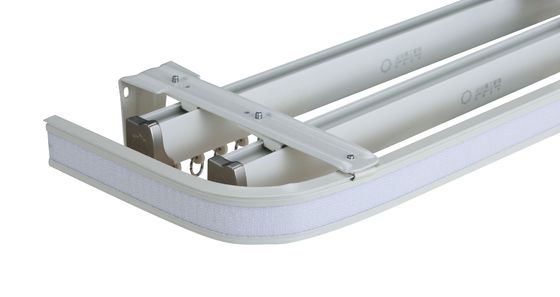 Color blanco de la vía de aluminio de la cortina para el ODM casero de la decoración