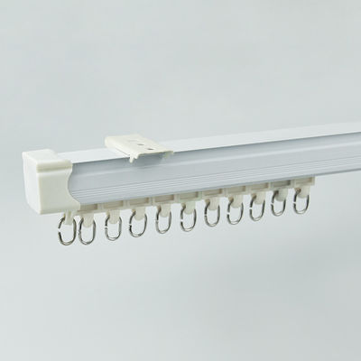 barras y carriles de aluminio blancos de cortina del metal de cortina de la barra de la longitud al por mayor del precio los 6m de la fábrica de Foshan