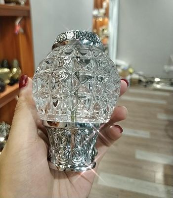 De la fábrica accesorios cristalinos de la barra de cortina del metal directamente al por mayor 16/19m m 28m m
