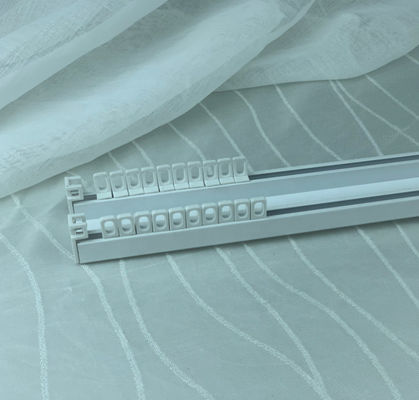 Pista de aluminio libre de la cortina del techo del carril de cortina del soporte doble para la decoración casera