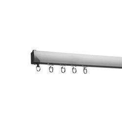 Vía de aluminio manual de la cortina para la decoración casera de la ventana