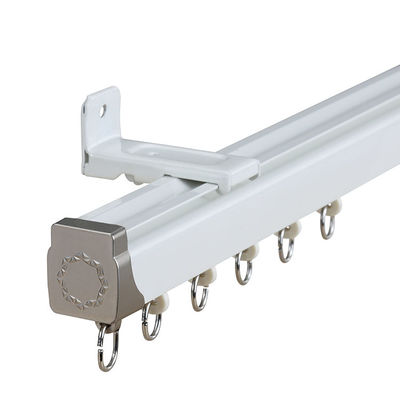 Pista silenciosa automática de montaje en el techo de la cortina para las cortinas de ventana