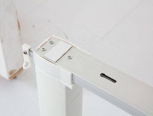Material ajustable de la aleación de aluminio de la pista silenciosa telescópica eléctrica de la cortina