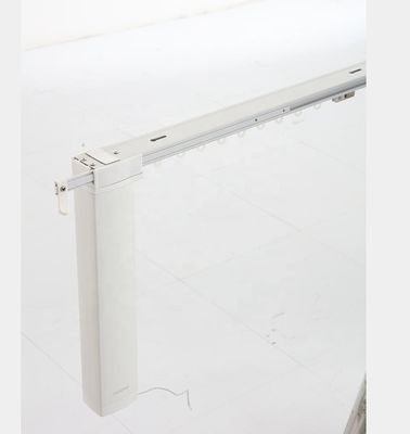 Material ajustable de la aleación de aluminio de la pista silenciosa telescópica eléctrica de la cortina