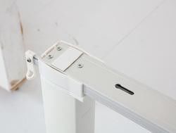 Material ajustable de la aleación de aluminio de la pista silenciosa telescópica eléctrica de la cortina