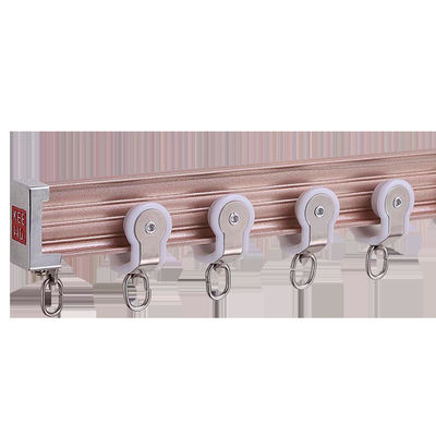 Pista de aluminio Bendable de la cortina, carril de cortina curvado para la ventana salediza