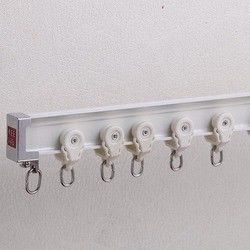 Vía de aluminio de la cortina de ventana salediza del metal con electroforesis