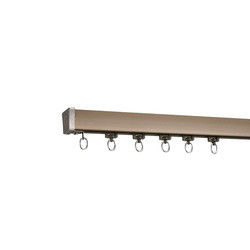 Estilo simple montado techo curvado de aluminio de la pista de la cortina de ducha