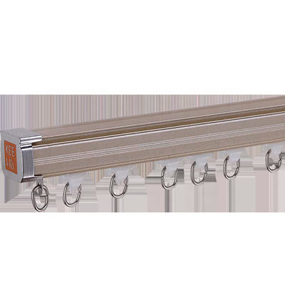 Pista silenciosa de la cortina del metal de aluminio con estilo montado en la pared montado techo