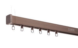Pista de aluminio resistente montada techo de la cortina para la decoración casera