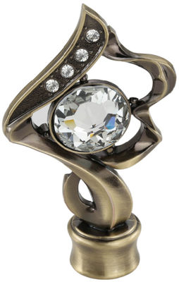 Cortina principal de cristal decorativa de lujo Roces de Rod Accessories Curtain Finials For de la cortina