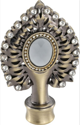 Cortina principal de cristal decorativa de lujo Roces de Rod Accessories Curtain Finials For de la cortina