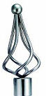 Cortina principal de cristal decorativa de lujo Roces de Rod Accessories Curtain Finials For de la cortina