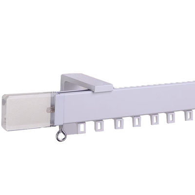 OEM negro blanco del ODM del color de la pista silenciosa de aluminio de la cortina del metal
