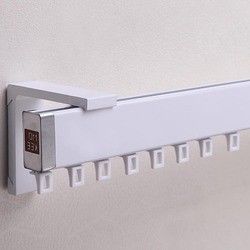 OEM negro blanco del ODM del color de la pista silenciosa de aluminio de la cortina del metal