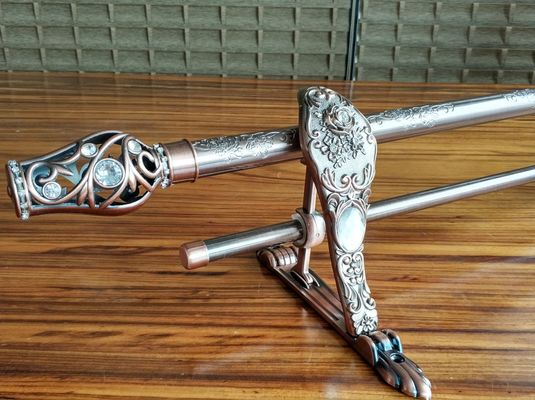 el soporte de aluminio de la barra de cortina de ventana del soporte de la barra de cortina del metal del hierro de la calidad subió 28/19 soporte de la barra de cortina