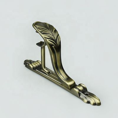Soporte doble ajustable de lujo al por mayor de la barra de cortina del aluminio 28/19m m del metal de los accesorios de la barra de cortina