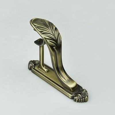 Soporte doble ajustable de lujo al por mayor de la barra de cortina del aluminio 28/19m m del metal de los accesorios de la barra de cortina