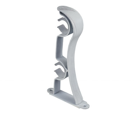 Cortina doble Rod Bracket del cobre del soporte del techo decorativo del metal