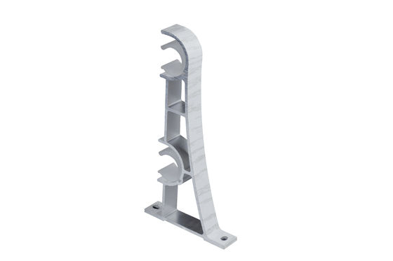 Cortina doble Rod Bracket del cobre del soporte del techo decorativo del metal