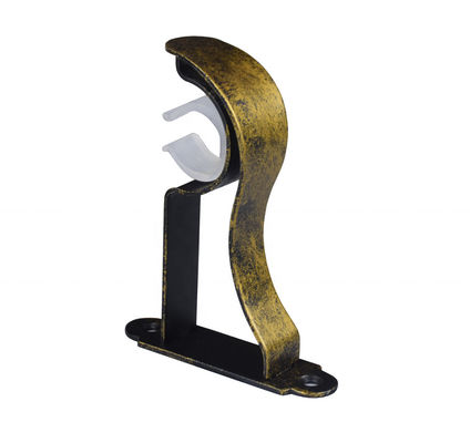 Soporte doble de Rod Hardware Channel U de la pared de cortina del techo doble
