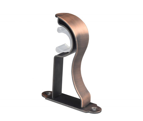 Soporte doble de Rod Hardware Channel U de la pared de cortina del techo doble