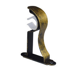 Soporte doble de Rod Hardware Channel U de la pared de cortina del techo doble