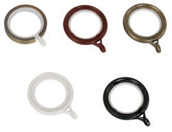 La cortina moderna decorativa Rod Rings 28m m con el electrochapado rocía superficial
