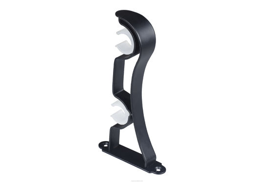 material de Rod Brackets Aluminum Alloy Iron de la cortina del doble del oro de 25m m 28m m