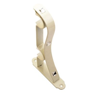 Soporte de montaje en el techo de Rod Double Holder Wall Curtain de la cortina de la barra de aluminio de poste para el tubo de la cortina