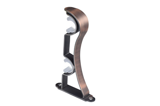 Cortina en forma de &quot;U&quot; Rod Fixed Curtain Rod Bracket del precio bajo 25m m