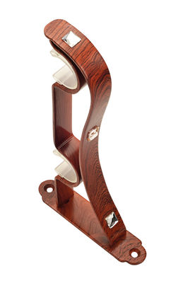 Telón de acero de aluminio Rod Bracket del techo correcto del soporte de la pared de los tenedores de las barras