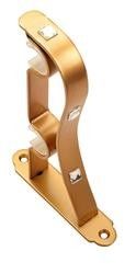 Telón de acero de aluminio Rod Bracket del techo correcto del soporte de la pared de los tenedores de las barras
