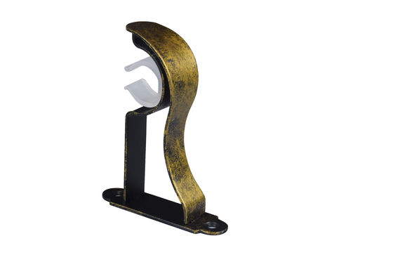 soporte del hierro durable de 16/19/22/25/28m m solo para el soporte romano de la pared de la barra