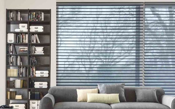 Estilo inteligente escarpado de ShangriLa de las persianas de ventana de la sombra de Sun para sombrear ligero completo