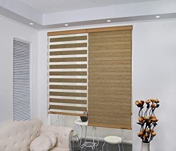 Oficina eléctrica a prueba de viento del café de Wifi Roman Blinds Contemporary Style For