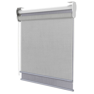 ODM moderno del OEM de Windows de la oficina de Grey Roller Blinds For Indoor de la tela manual