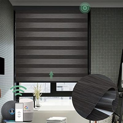 Persianas de ventana inteligentes elegantes del control del App motorizadas para el Odm del OEM de la decoración