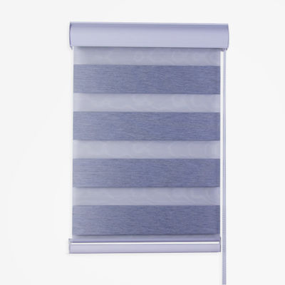 Estilo inteligente de la cebra de la capa doble de las persianas de ventana de la noche del día con control elegante