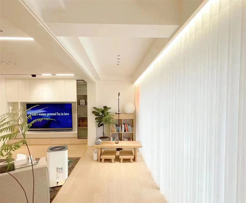 La vertical eléctrica de la ventana ciega el estilo de lujo de Morden del modelo horizontal