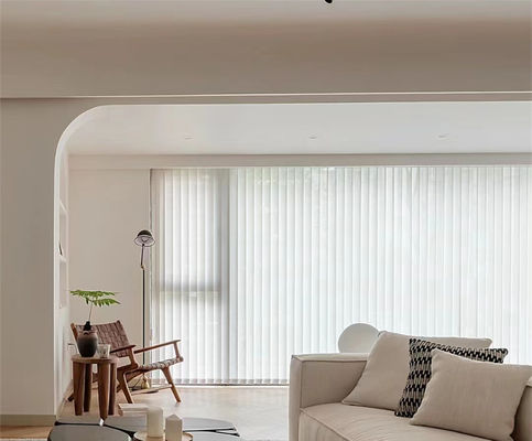 La vertical eléctrica de la ventana ciega el estilo de lujo de Morden del modelo horizontal