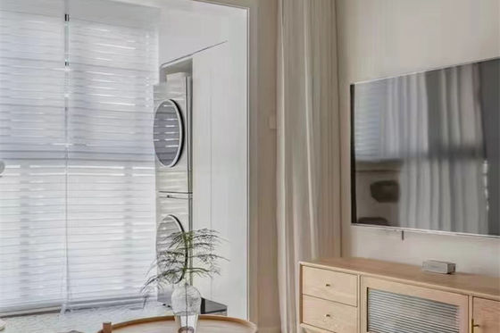 Persianas elegantes románticas del La de Shangri, cortinas de ventana respirables del dormitorio
