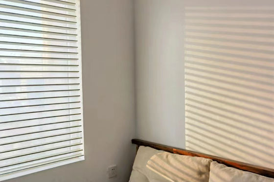 Persianas elegantes románticas del La de Shangri, cortinas de ventana respirables del dormitorio