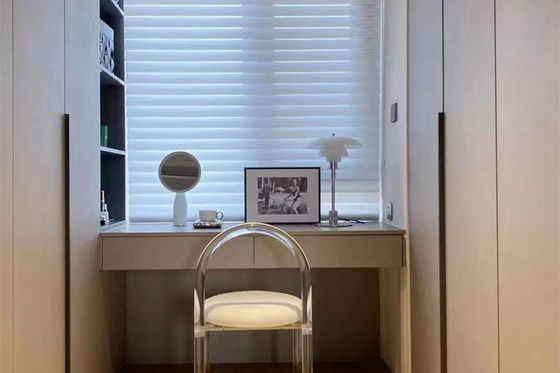 Las cortinas del La de Shangri del apagón del poliéster impermeabilizan control de cadena manual