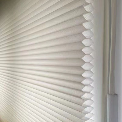 Las sombras celulares del panal inalámbrico de Bottom Up ciegan automático para la ventana