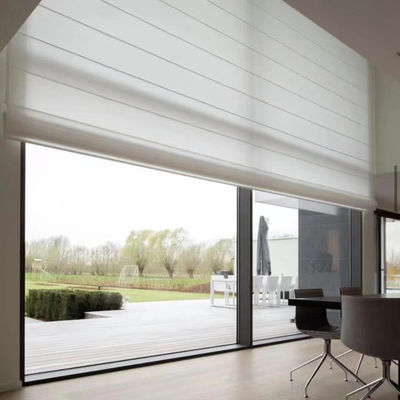 Hotel apacible blanco de la oficina del hospital de Roman Shade Style Curtains For